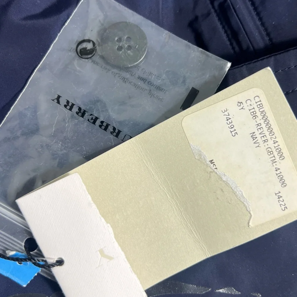 Burberry new tags